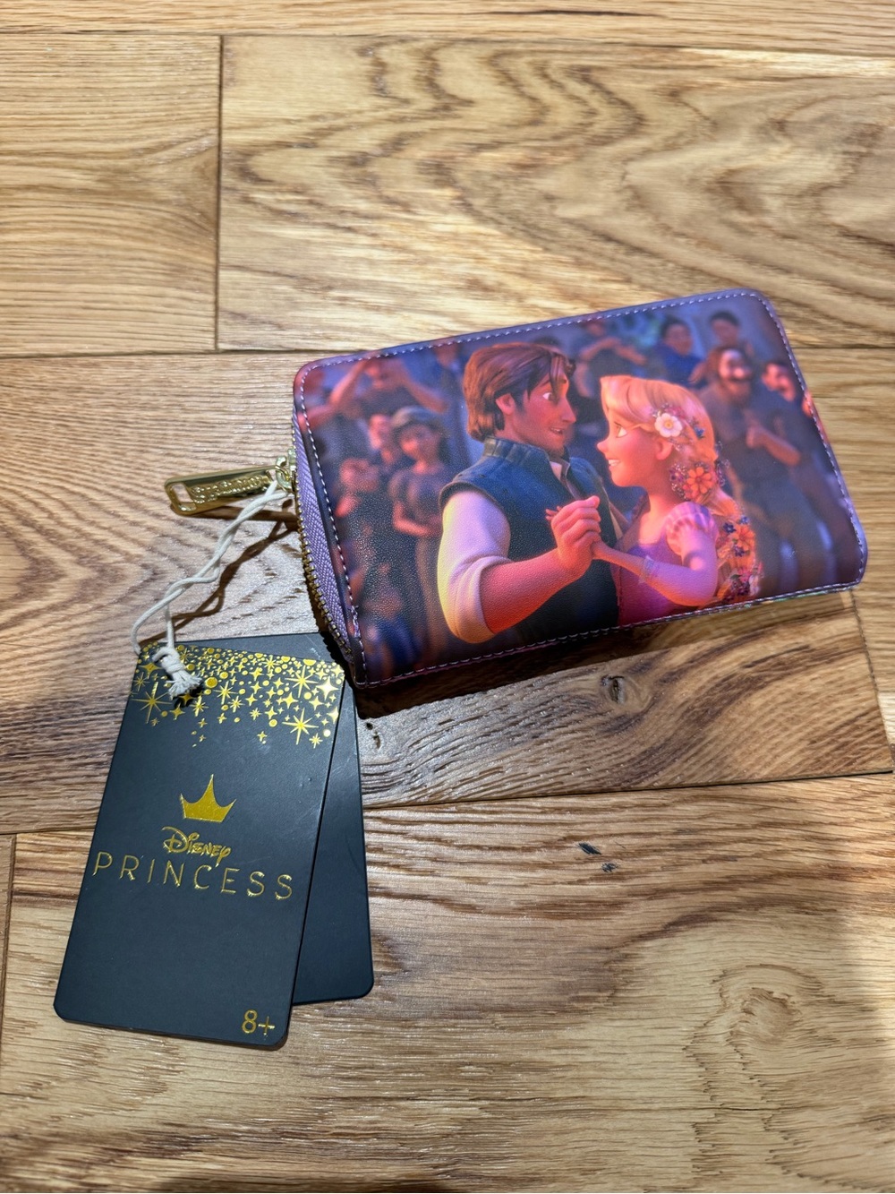 NWT Loungefly Disney Rapunzel Princess Scene Zip Around Wallet - Picture 2 of 2